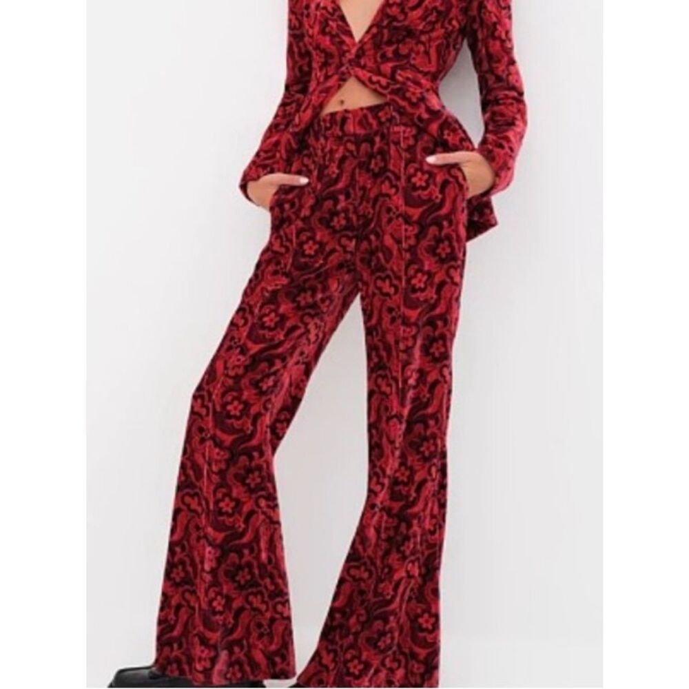 NWT For Love and Lemons Penny Velvet Pants